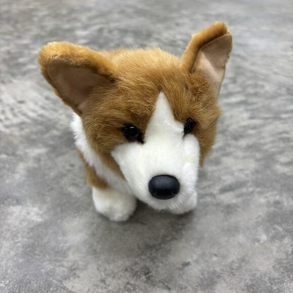 NWT DOUGLAS Corgi Stuffed Plush Soft Puppy Dog Plushie Tan White Stuffed Animal - Picture 6 of 14